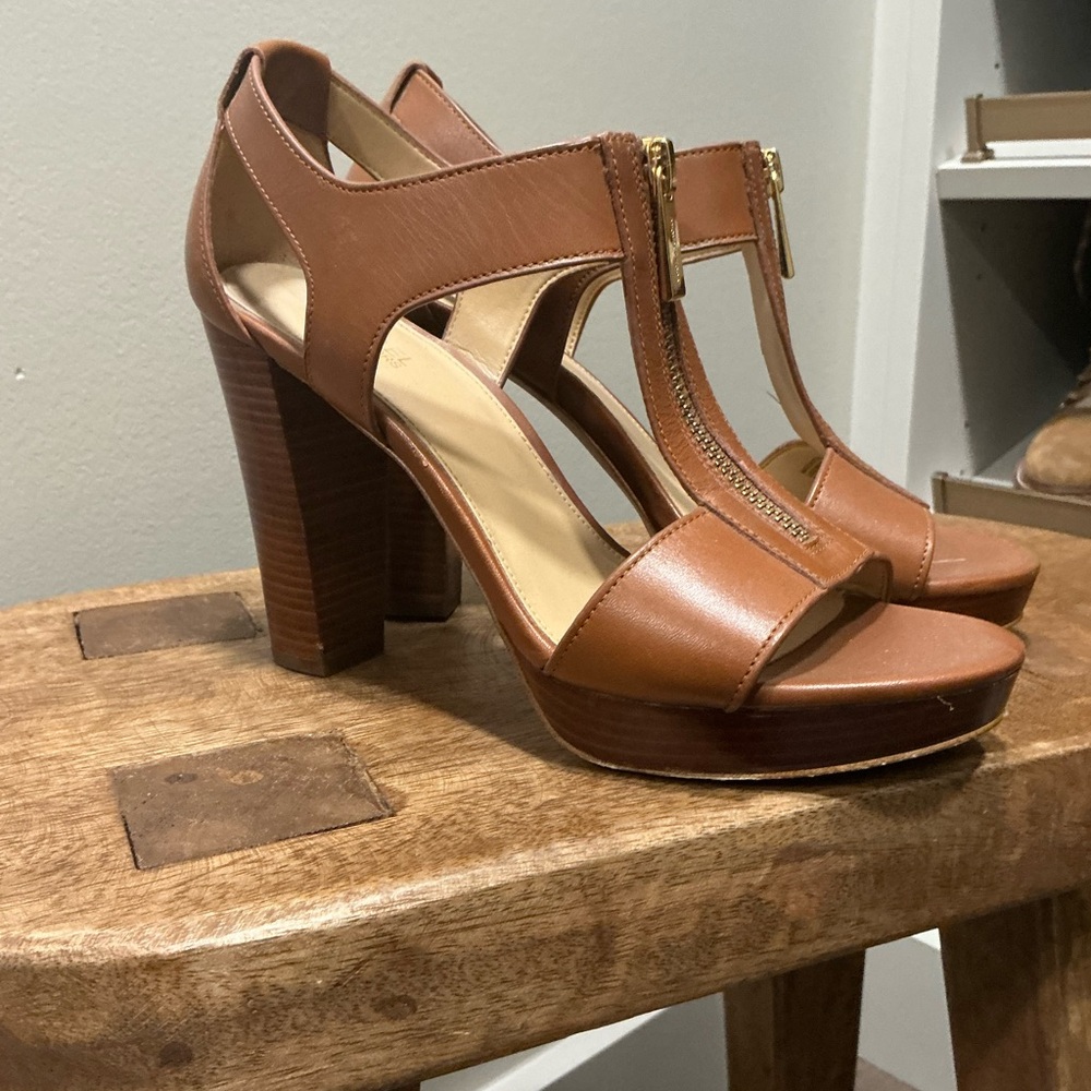 Michael Kors Tan High Heel Sandals
